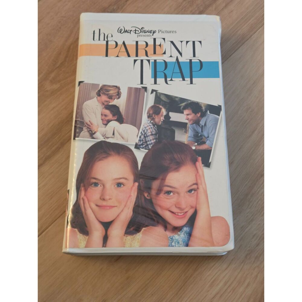 Vintage Disney The Parent Trap VHS 1998 Lindsay Lohan White Clamshell